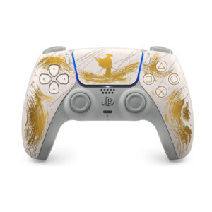 دسته بازی پلی استیشن 5 برند سونی مدلDualSense PlayStation Ghost of Yotei Limited Edition(طلایی)